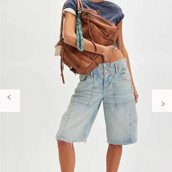 Free People We The Free Extreme Measures Barrel Shorts - Picture 5 of 16